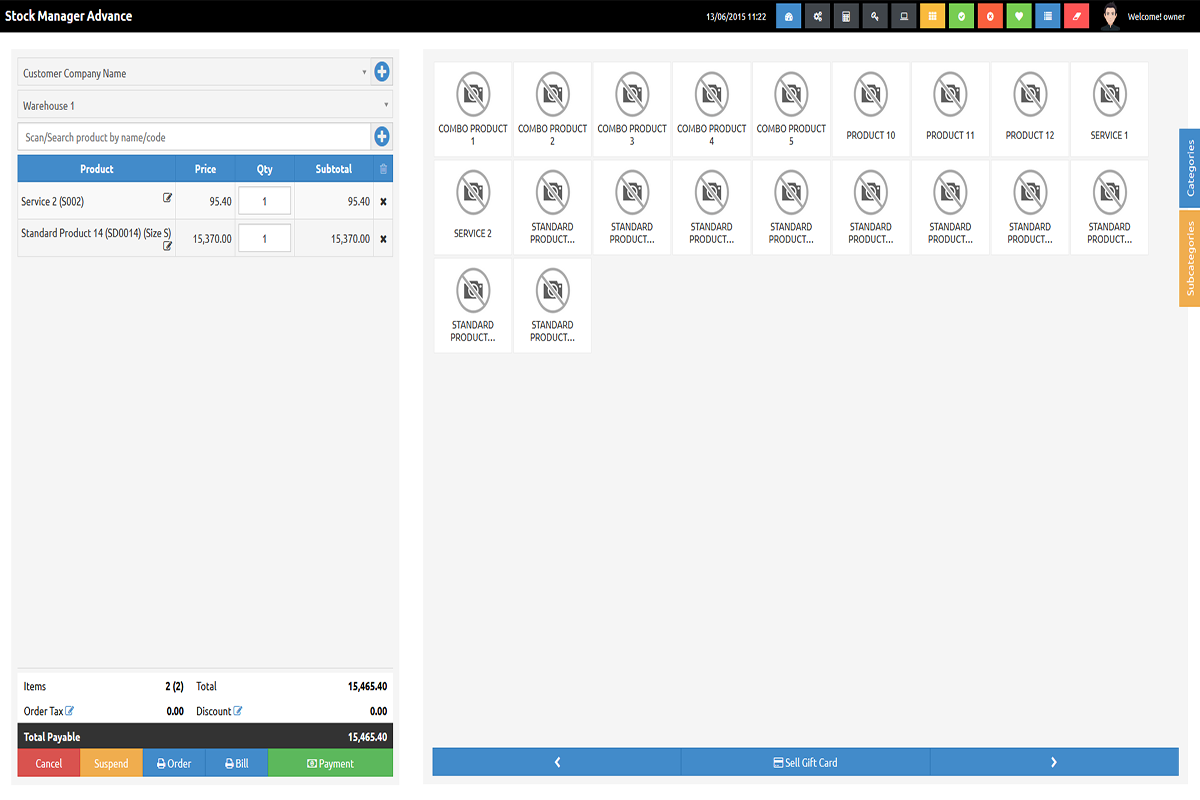Products 1 Stock Manager Advance